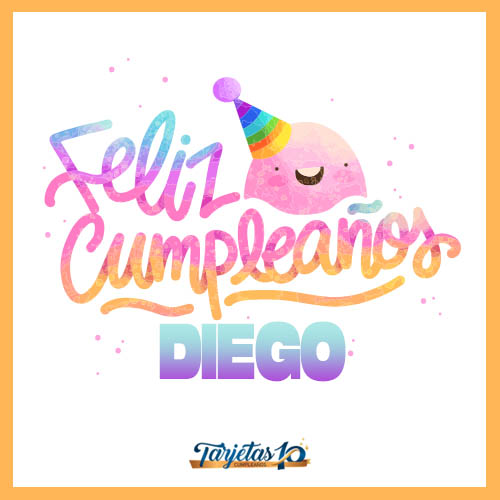 feliz cumpleaños Diego imagen