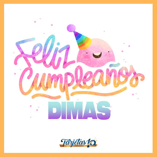 feliz cumpleaños Dimas imagen
