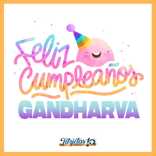 feliz cumpleaños Gandharva gif