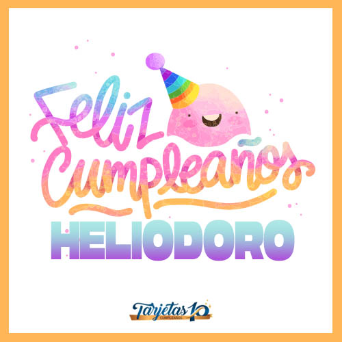 feliz cumpleaños Heliodoro imagen