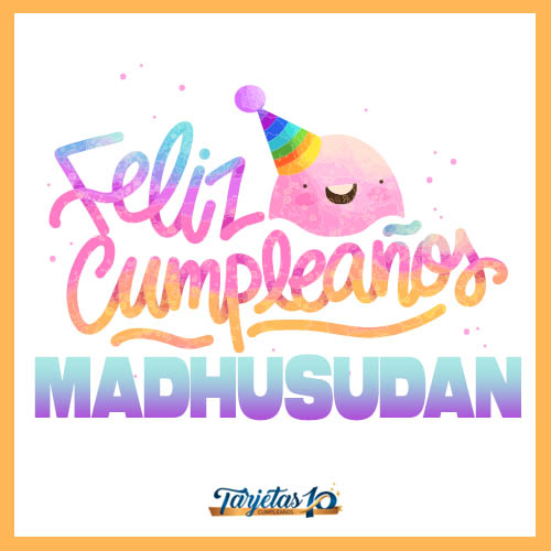 feliz cumpleaños Madhusudan gif