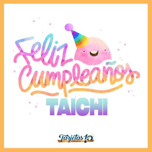 feliz cumpleaños Taichi gif